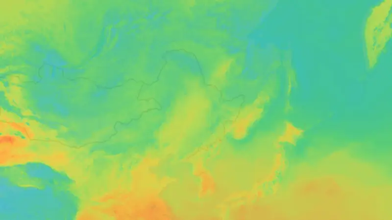 Temperatura weather map
