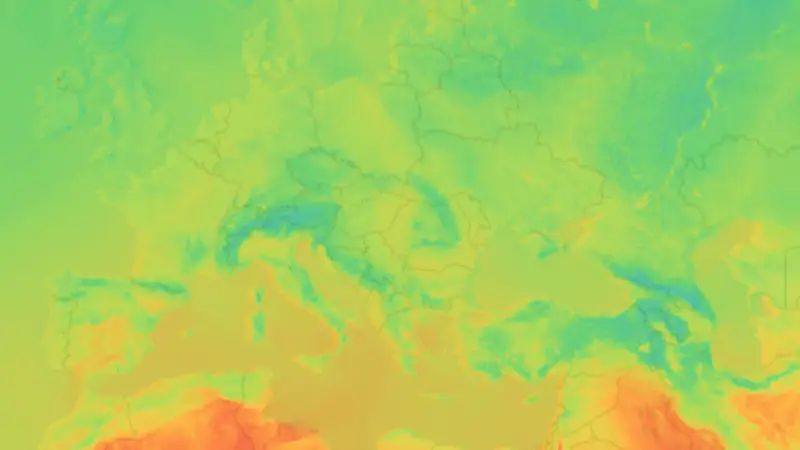 Temperatură weather map