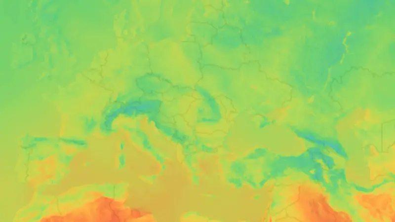 Temperatură weather map