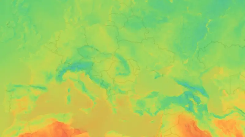 Temperatură weather map