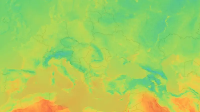 Temperatură weather map