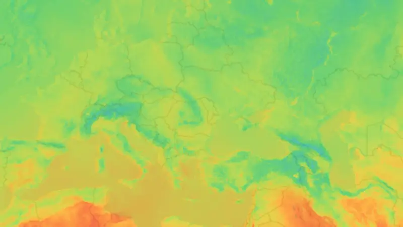 Temperatură weather map