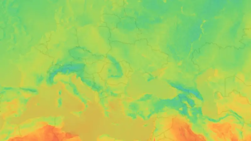 Temperatură weather map