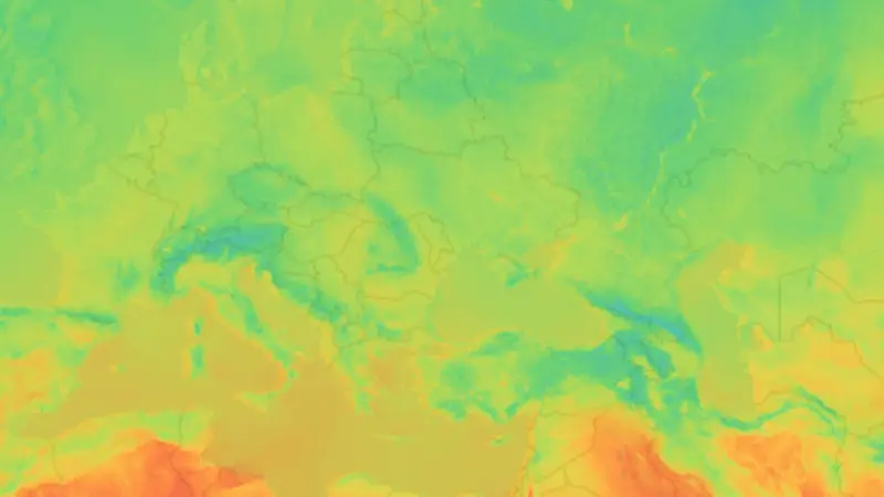 Temperatură weather map