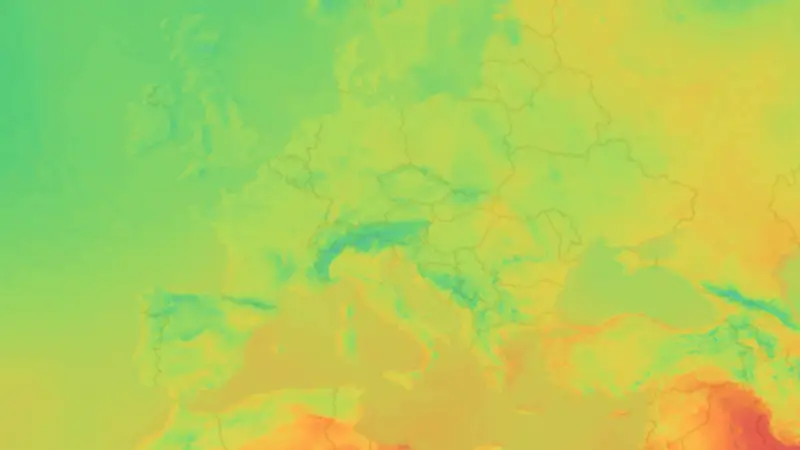 دما weather map