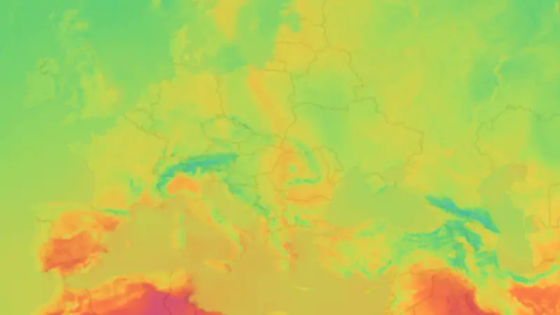 Temperatură weather map