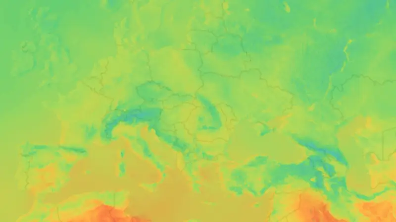 Temperatură weather map