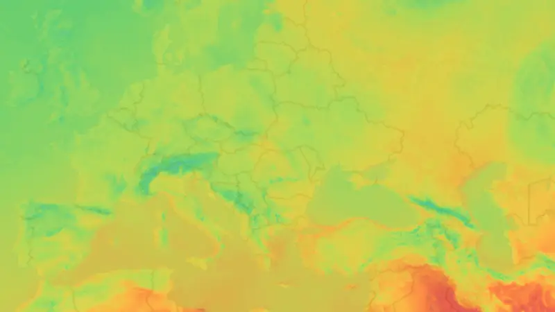 Temperatură weather map