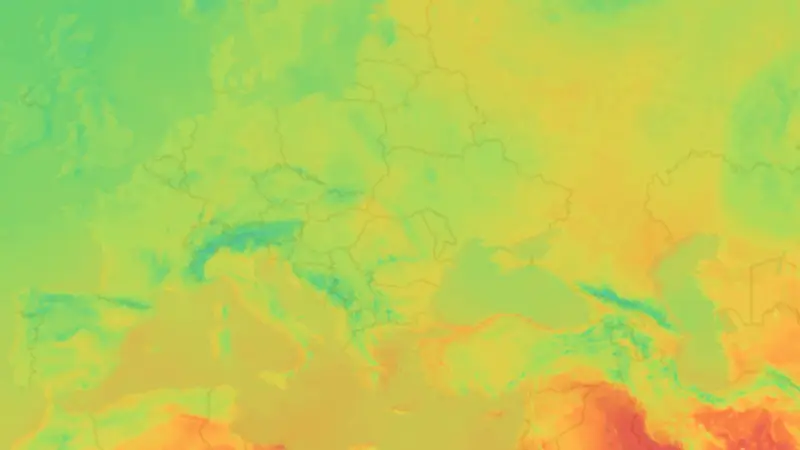 Temperatură weather map