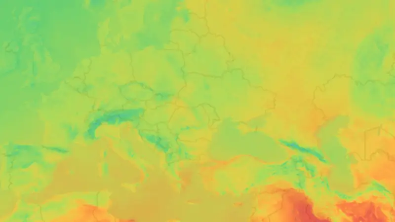Temperatură weather map