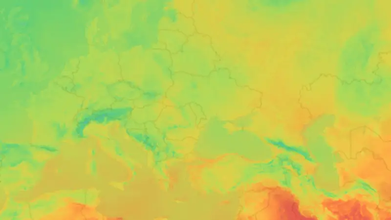 Temperatură weather map