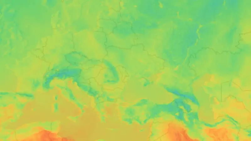 Temperatură weather map