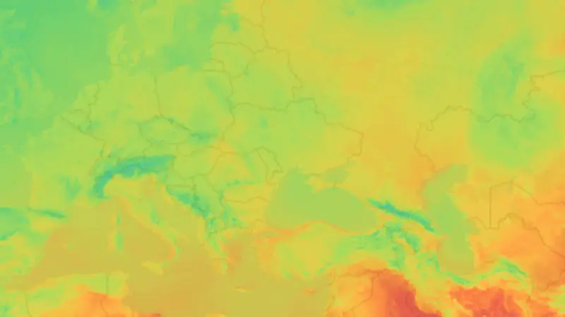तापमान weather map