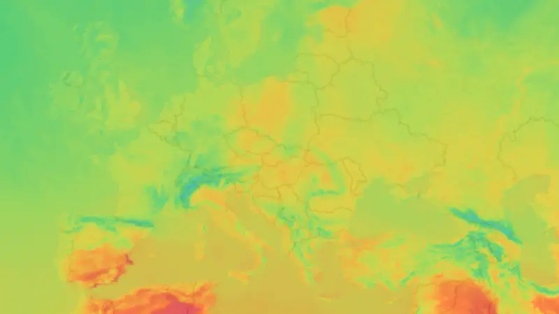 Temperatura weather map