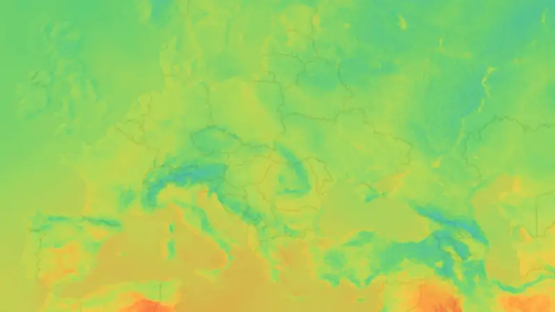Temperatură weather map