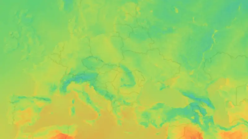 Temperatură weather map