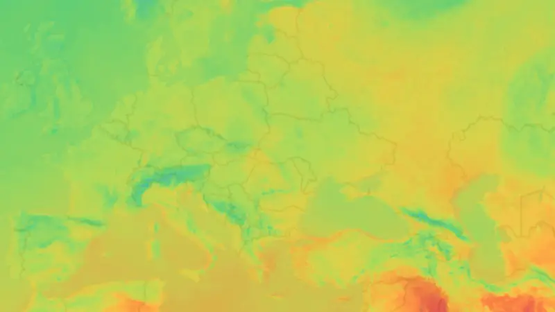 Temperatură weather map