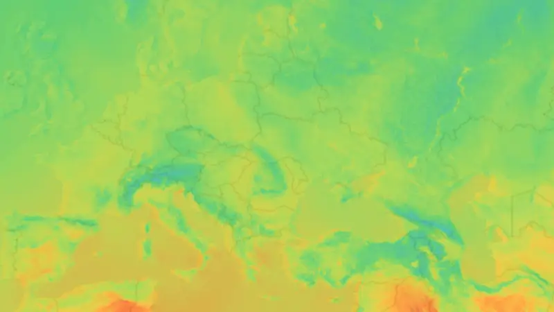 Temperatură weather map