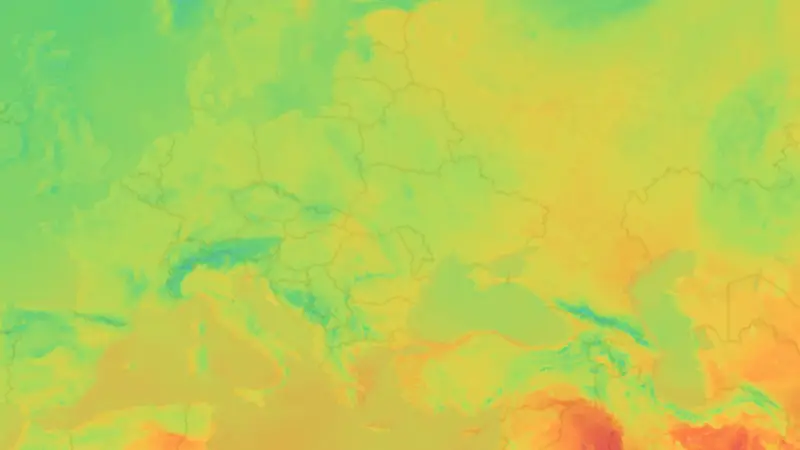 Temperatură weather map