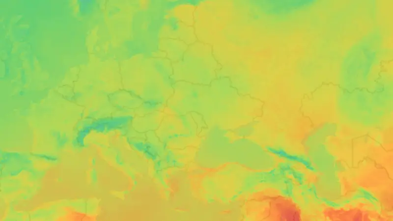 Temperatură weather map