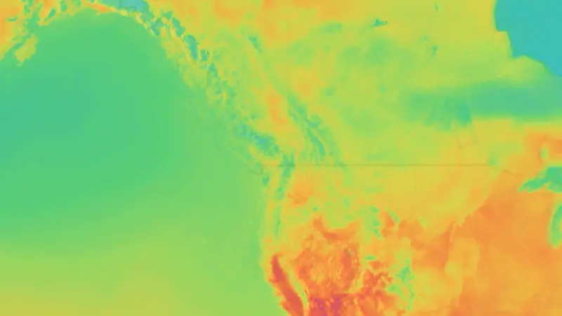 Temperatura weather map