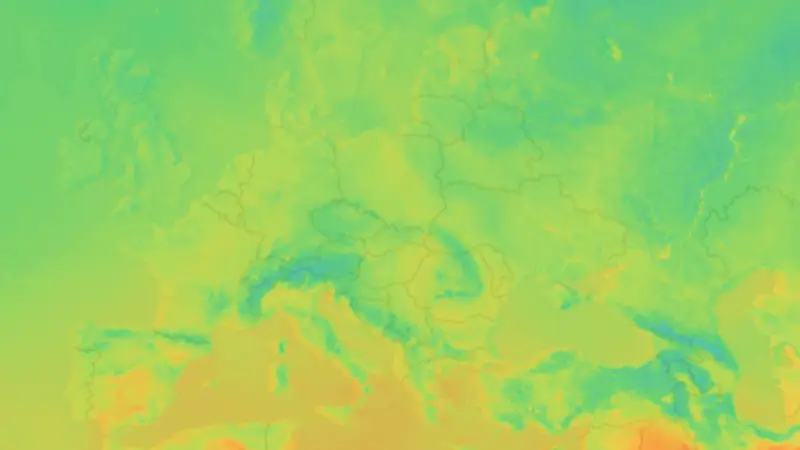 Temperatura weather map
