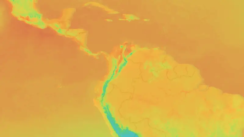 Temperatura weather map