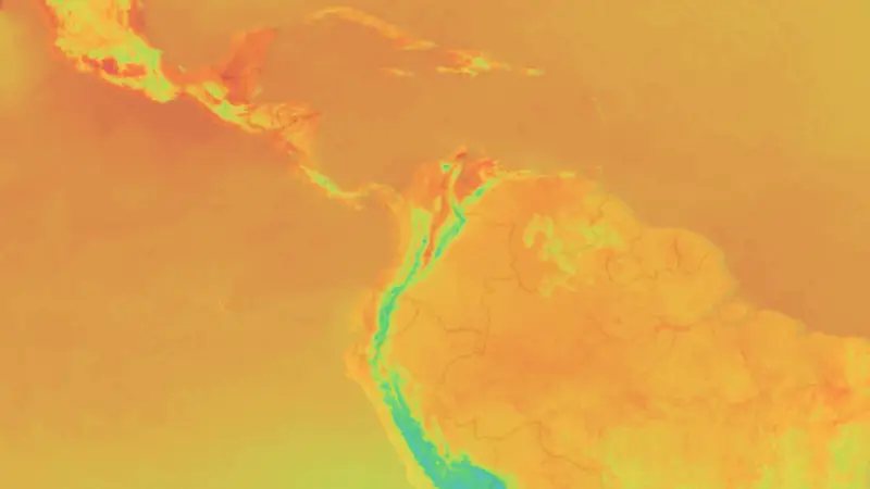 Temperatur weather map