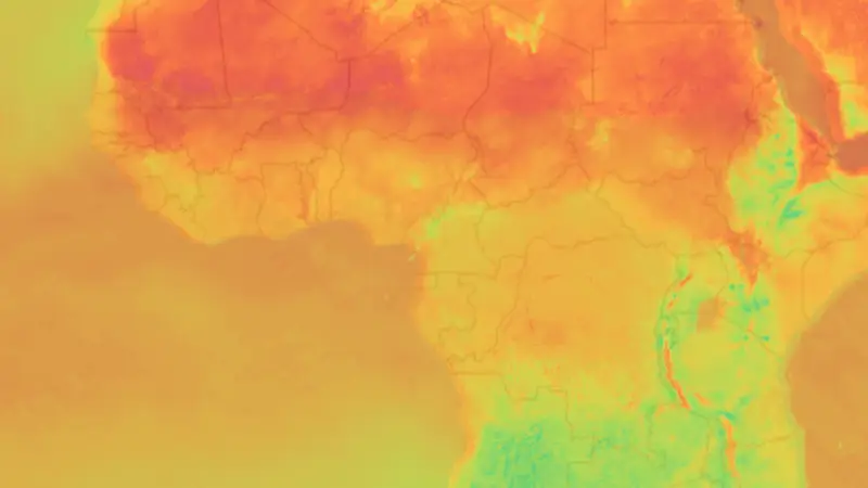 Θερμοκρασία weather map