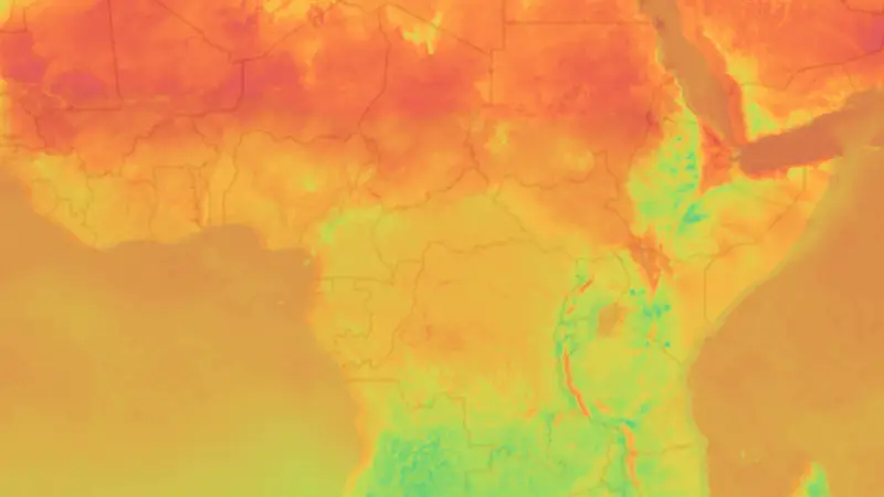 Temperatura weather map