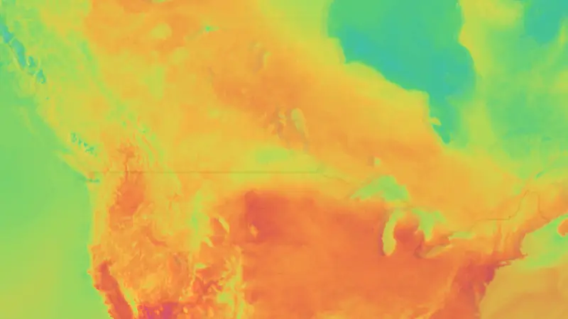 Temperatura weather map