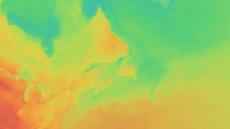 Temperatur weather map