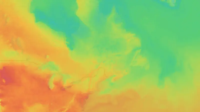 Temperatur weather map