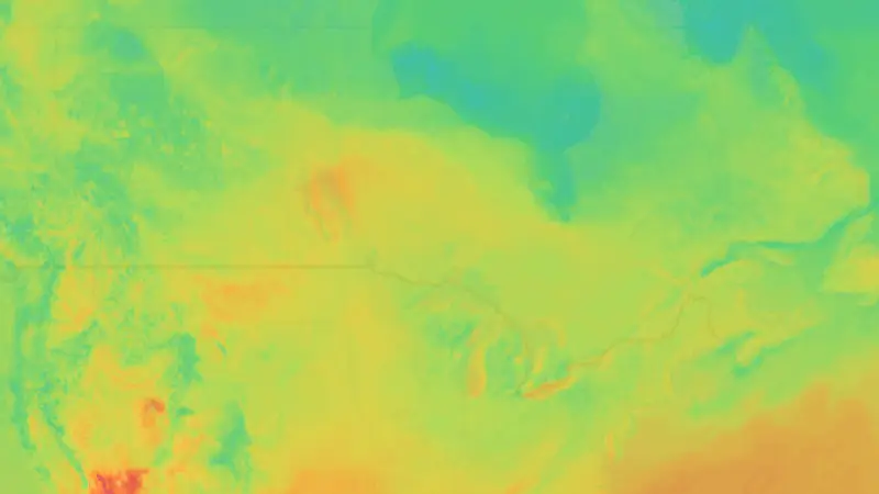 دما weather map