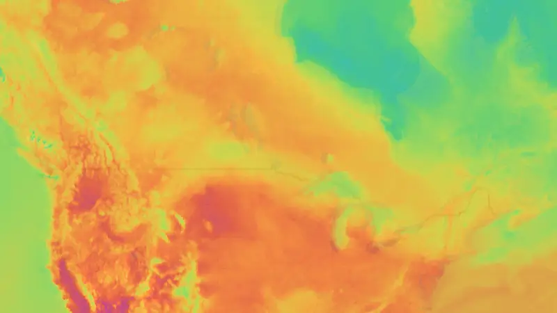 Temperatura weather map