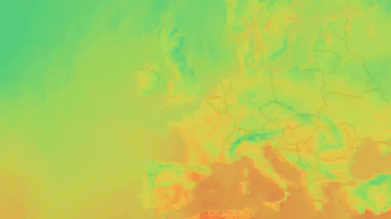 دما weather map