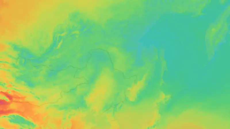 Temperatura weather map