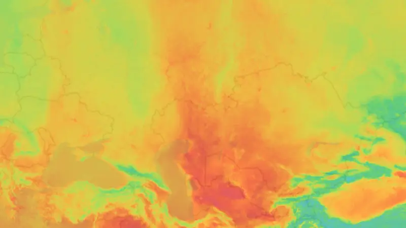Temperatur weather map