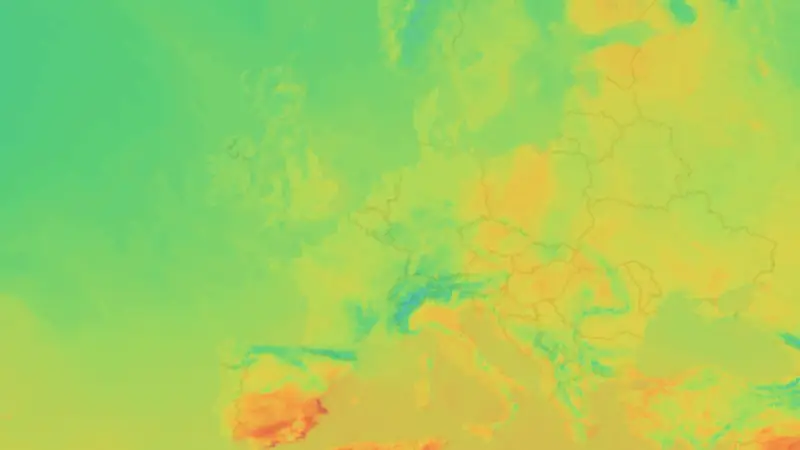 Temperatura weather map