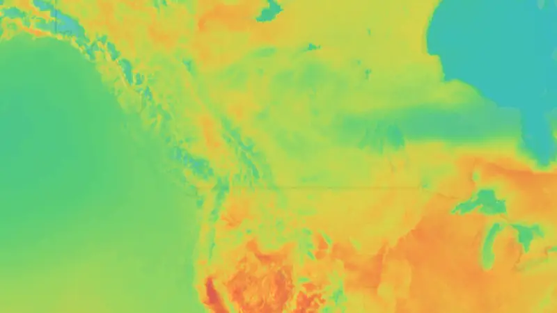 Temperatura weather map