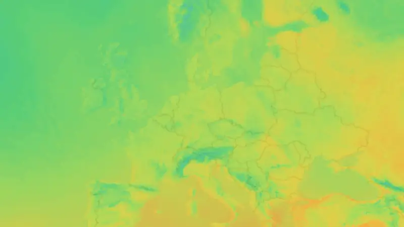 Temperatur weather map