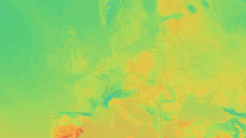 دما weather map