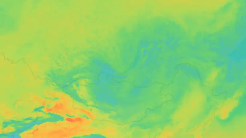 Temperatura weather map