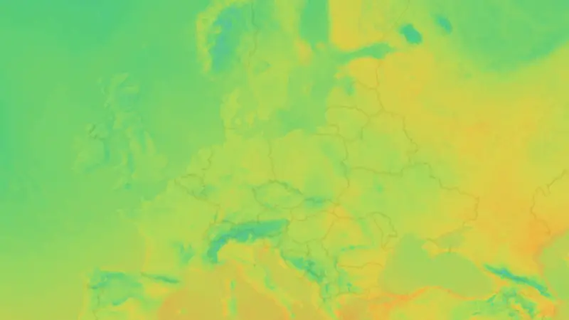 Temperatura weather map