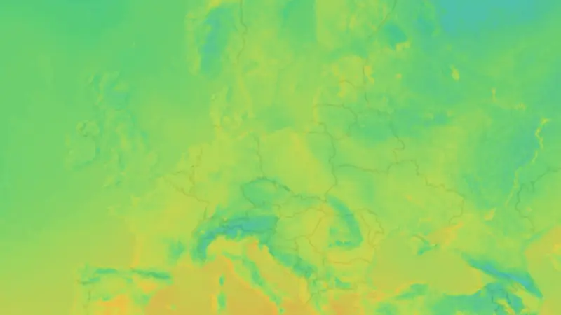 Temperatura weather map