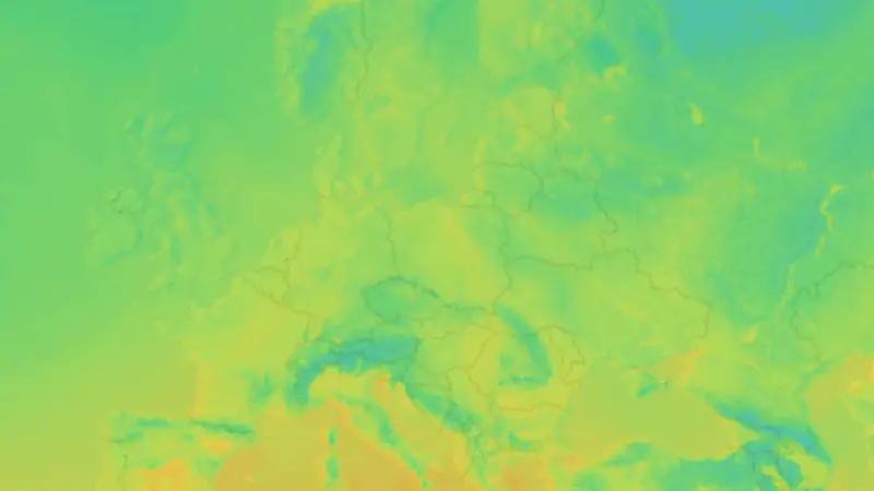 Temperatura weather map