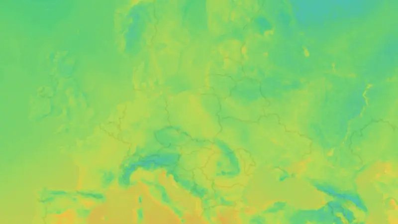 Temperatura weather map