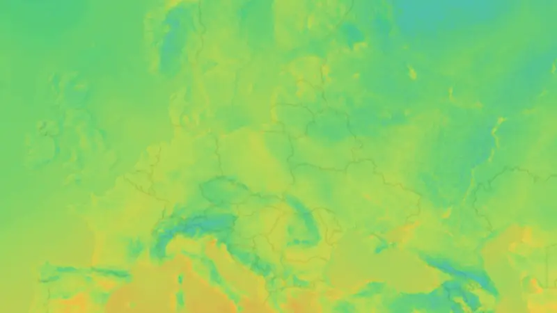 Temperatura weather map