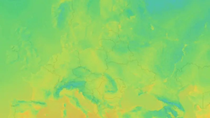 Temperatura weather map