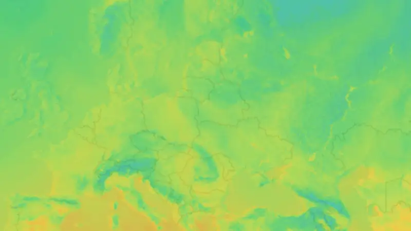 Temperatura weather map